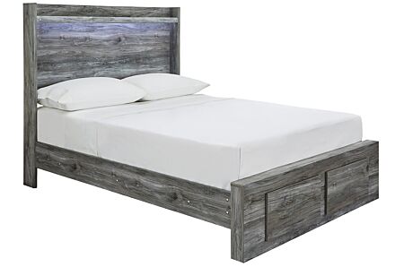 Baystorm Queen LED Storage Platform Bed