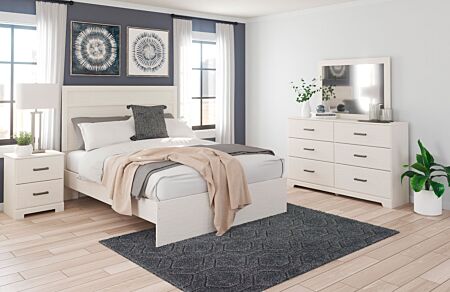 6 Pc. Stelsie White Bedroom Set