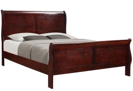 Lacy Cherry Queen Bed