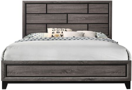 Ackerson Grey King Bed