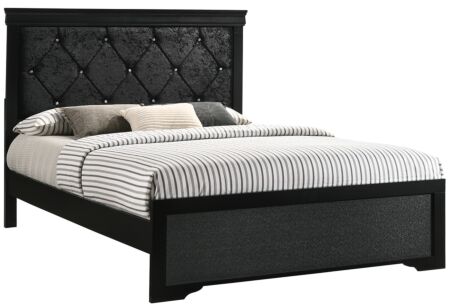 Amalia Black Queen Bed