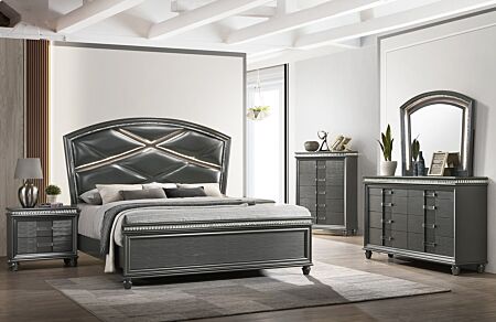 Adira King Bedroom Set - 6 Pc.