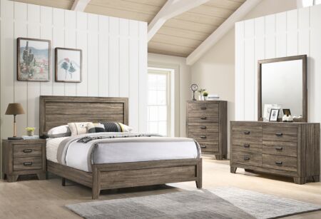 6 Pc. Millie Light Full Bedroom Set