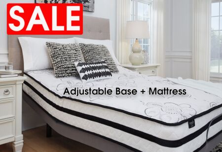 HEAD UP/FOOT UP ADJUSTABLE BASE & MATTRESS PACKAGE