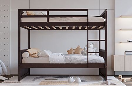 Espresso Twin over Twin Bunk Bed (BB10)