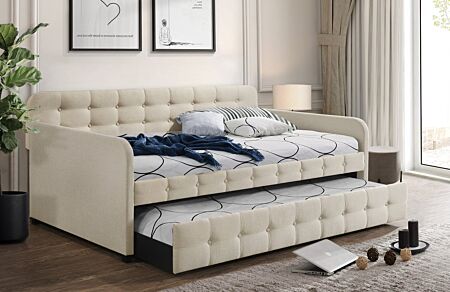 Chase Beige Daybed w/ Trundle