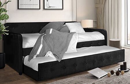 Chase Black Daybed w/ Trundle