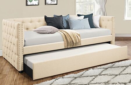 Courage Linen Daybed W/ Trundle