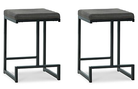 2 Strumford Gray Counter stools