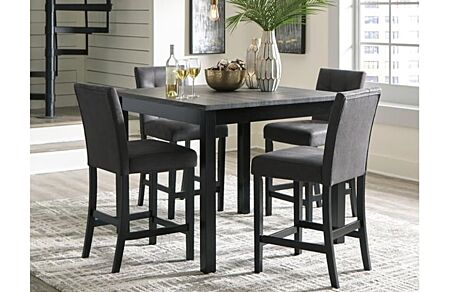 Small Space Pub - Counter height Dining Set (D199)