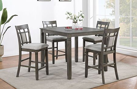 Gray Pub - Counter height Dining Set (D2010)