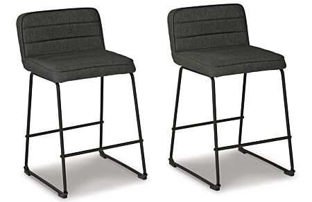 2 Nerison Gray Counter stools