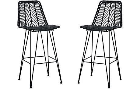 2 Angentree Black Bar stools