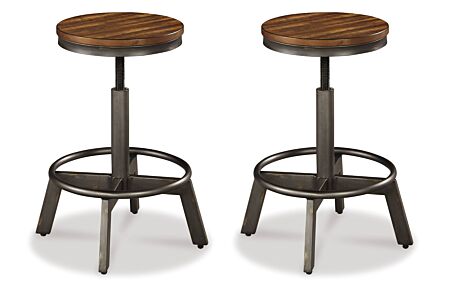 2 Torjin Brown Counter stools