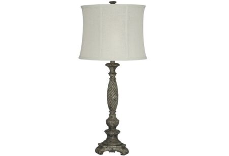 1 Alinae Gray Poly Table Lamp