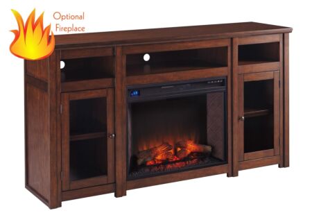 Harpan XL TV Stand (Opt. Fireplace) (72" W)