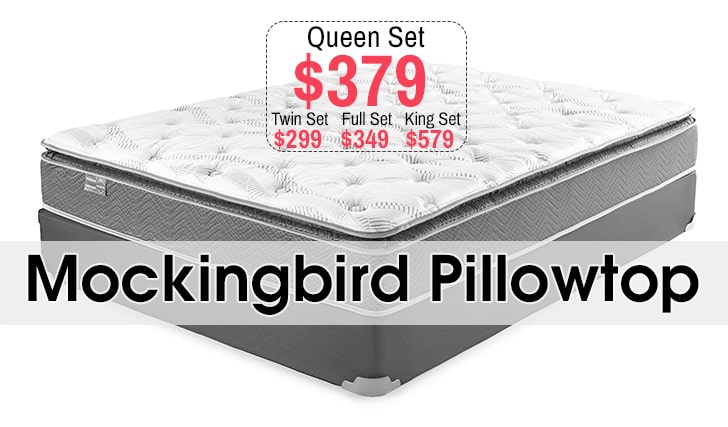 Mockingbird 185 Pillowtop Mattress Set