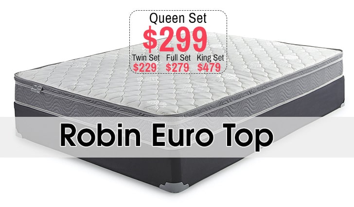 Cheap Eurotop Mattress Set