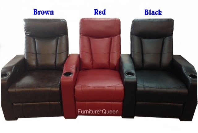 Cabernet Theatre Seating CA-9503 Red, Espresso, Black - By Myco Furniture